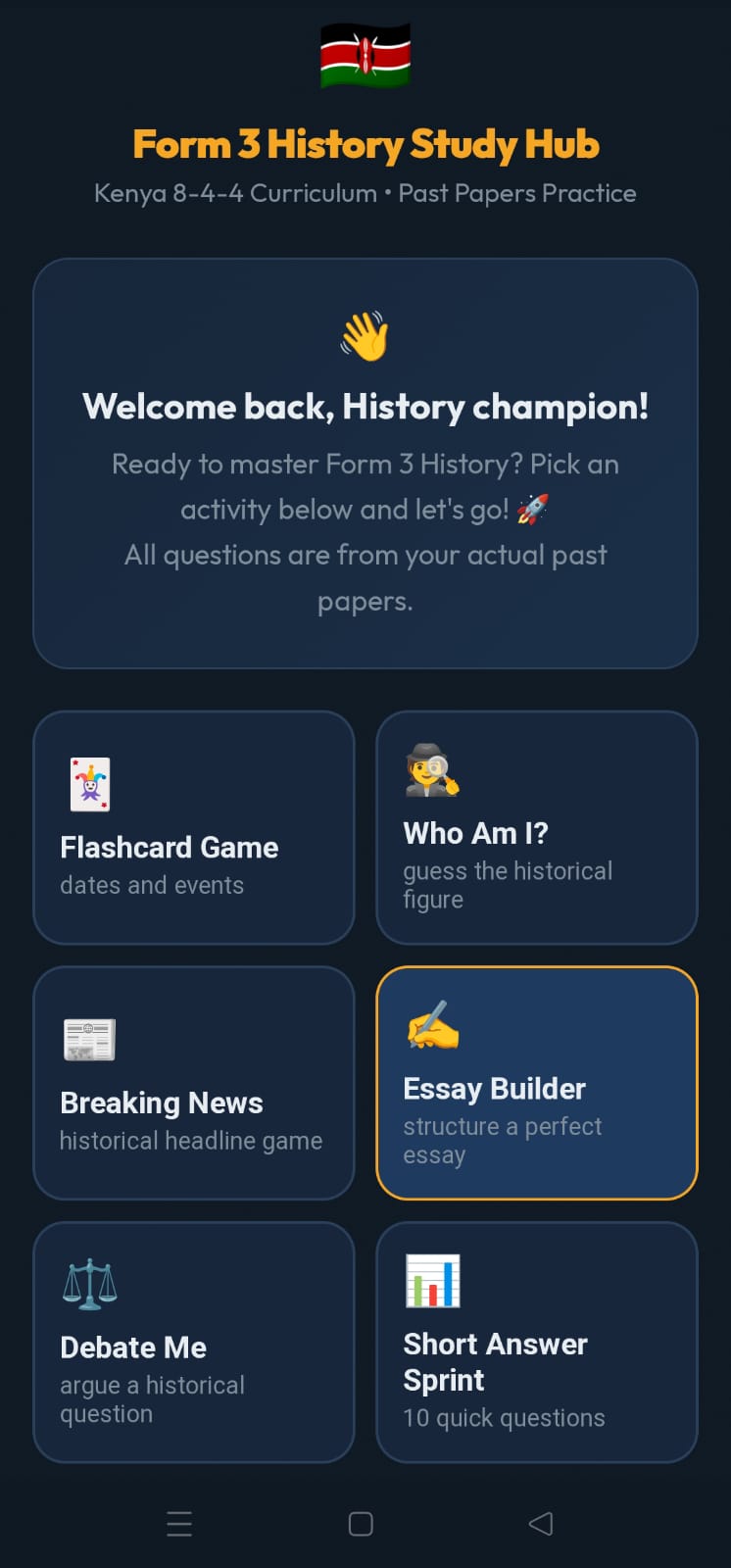 AI for Education Dashboard